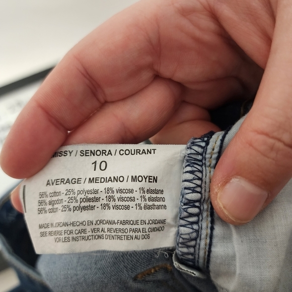 Gloria Vanderbilt Curvy Skinny Jeans Medium Wash Denim Size Jeans Size 10 - Picture 4 of 7